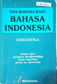 Image of Tata Bahasa Baku Bahasa Indonesia