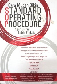 Image of Cara Mudah Bikin Standard Operating Procedure (Agar Bisnis Lebih Praktis)