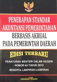 Image of Penerapan standar Akuntansi Pemerintahan (Edisi Terbaru)