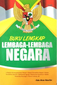Image of Buku Lengkap Lembaga-Lembaga Negara