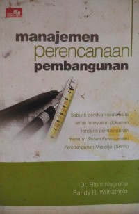 Image of Manajemen Perencanaan Pembangunan