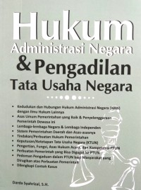 Image of Hukum Administrasi Negara & Pengadilan Tata Usaha Negara