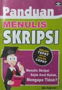 Image of Panduan Menulis Skripsi