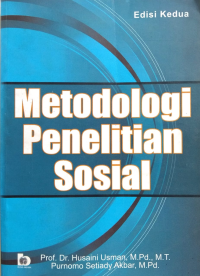 Image of Metodologi Penelitian Sosial